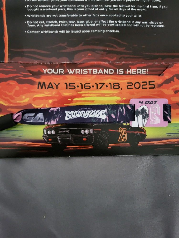 4 Day GA Ticket For Rockville 2025