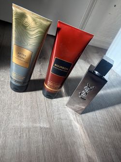 Bath & Body Works Body Creams and YSL Cologne Bundle