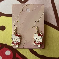 Hello Kitty Ballerina earrings