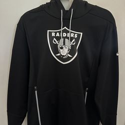 Nike - Raiders Black Pullover Sweatshirt/Hoodie with dual end zippers