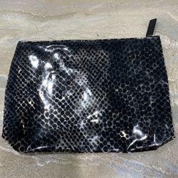Estée Lauder Plastic Makeup Bag with Zipper 