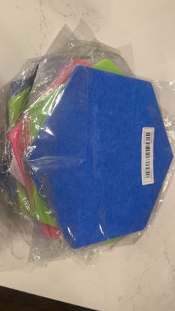 Colorful Hexagon Acoustic Felt Pads