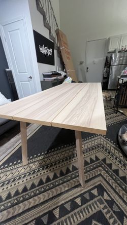 Ikea Table YPPERLIG Table, ash, 200x90 cm for Sale in West