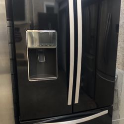 Whirlpool Black Refrigerator 