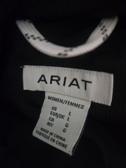Womens Ariat Black Jacket Large