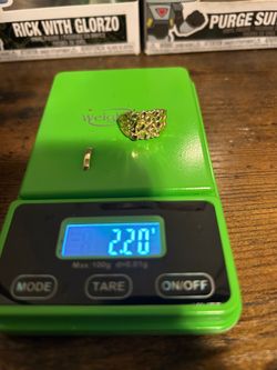Gold nugget ring