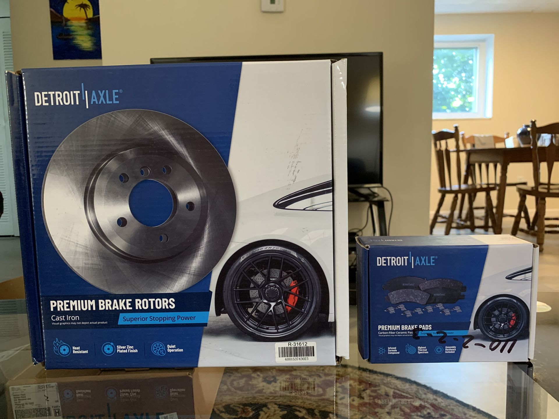 Rear Rotors and Disc Brakes Kit for Hyundai Accent or Kia Rio