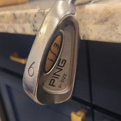 Ping i3 O-Size 6 Iron Blue Dot With Steel Shaft RH