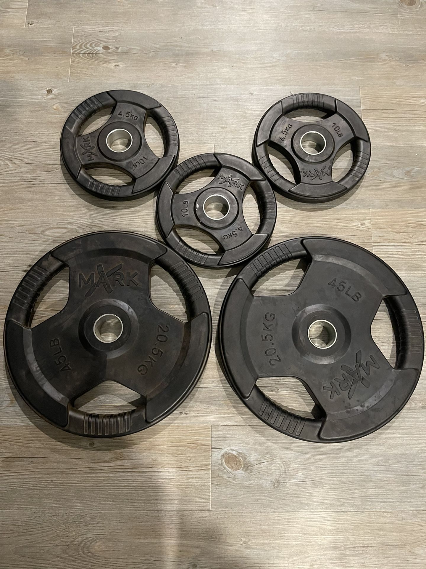 Xmark Weights 2x45lb 3x10 Lbs