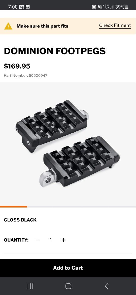 Harley Foot Peg