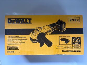 DEWALT 20V MAX Cordless 4 1/2 Inch Slide-Switch Power Angle Grinder, Bare Tool Only (DCG407B)