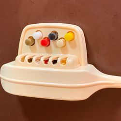 Toy Plastic KEYMONICA MUSICAL INSTRUMENT w/6 KEYS (working) produced by PROLL Toys from Newark, NJ 