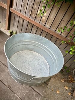 Large Tin Bucket