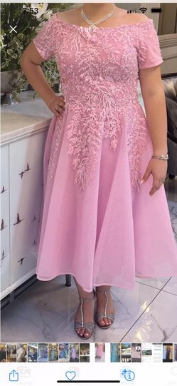 Pink Dress Size 10/12Lebanes Designer Fawzee Haddad