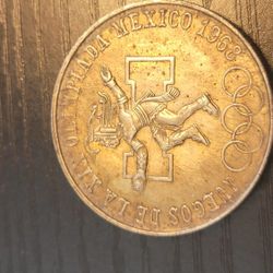 Olympic Coin Mexico 1968