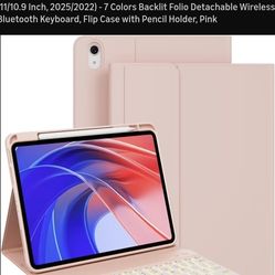 iPad (A16) 11th/10th Generation Case with Keyboard (11/10.9 Inch