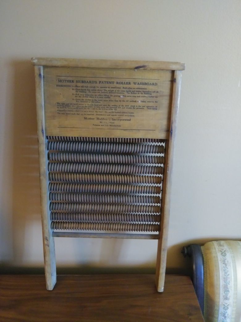 Antique washboard