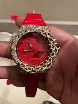 Red Custom G-Shock Watch