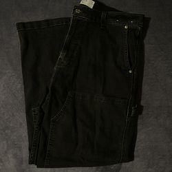Baggy Carpenter Black Denim 36x32