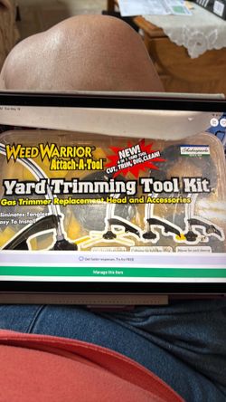 Weed Warrior trimming tool kit