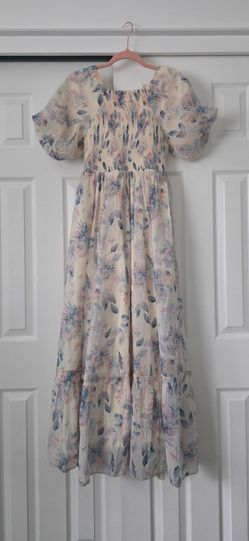 Bohme Floral Maxi Dress in size S