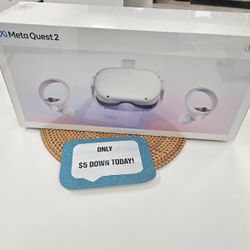 Meta Quest 2 Virtual Reality VR Headset NEW - BLACK FRIDAY DEALS - Pay $1 DOWN AVAILABLE - NO CREDIT NEEDED