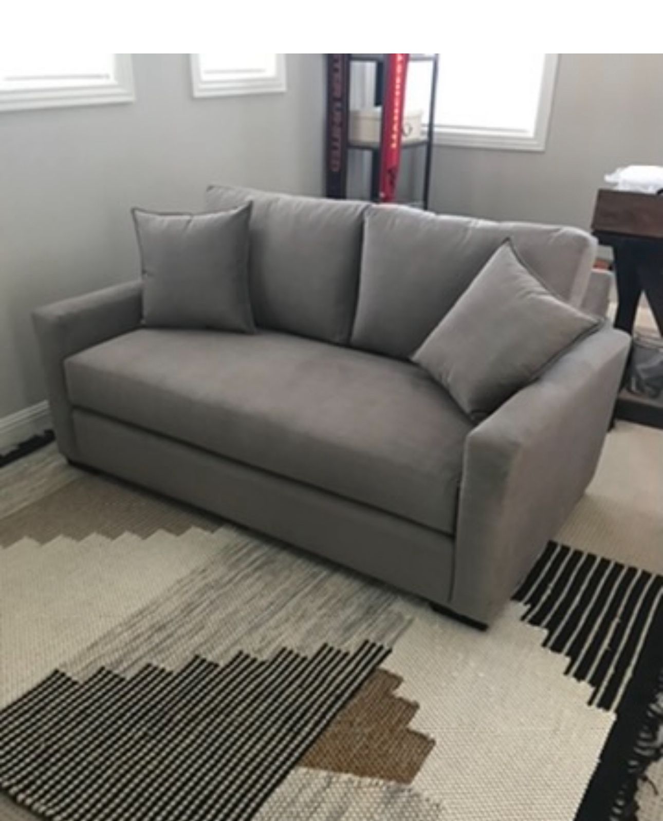 Grey Loveseat
