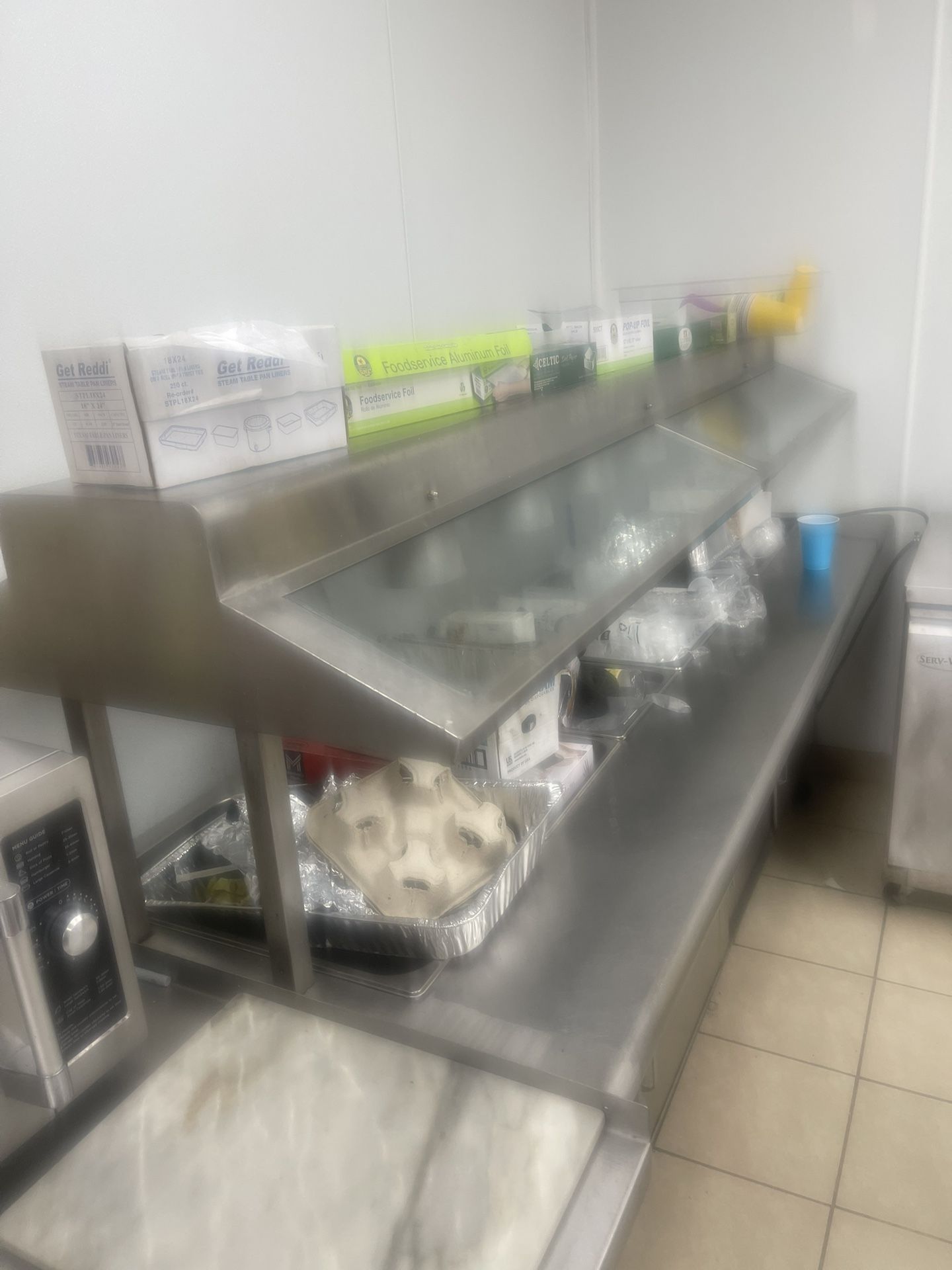 6 Trays Food Warmed And Frigrator All Commercial