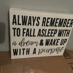 Inspirational Canvas Picture