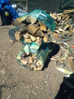 Big bundles of firewood for camping or outings