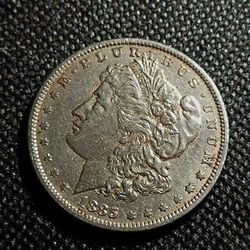 1885 Morgan Silver Dollar with ‘S’ Mark…VF25 Condition