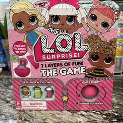 Brand New Spin Master L.O.L. Surprise! 7 Layers of Fun, Board Game for Families and Kids Ages 5 and up