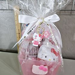 Hello Kitty Basket Graduation Gift