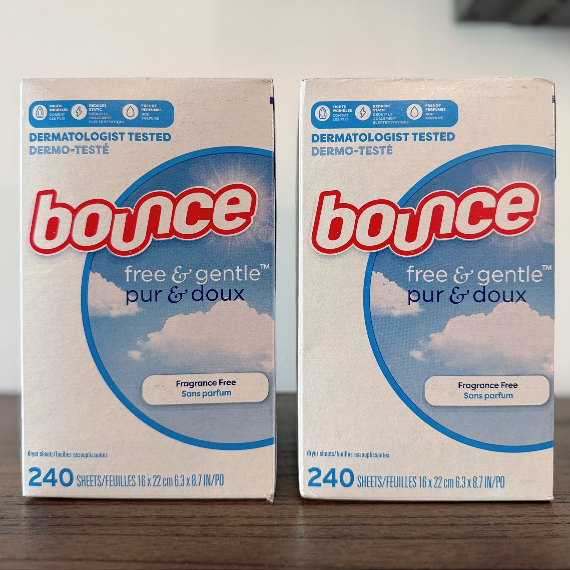 Brand New Bounce Free & Clear Dryer Sheets- Both For $15