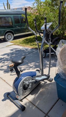 Cardio Dual Trainer Elliptical Workout Machine