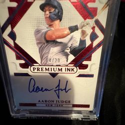 Aaron Judge Auto Autograph Card New York Yankees/20 