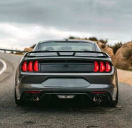 2015 - 2022 Mustang Performance Pack Style Rear Spoiler - Gloss Black