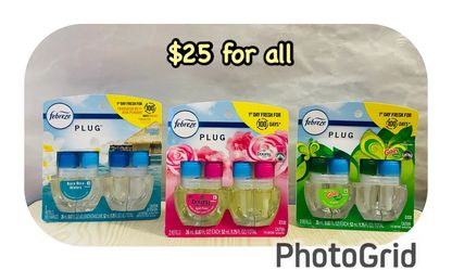 Febreze Plug Bundle, $25 for all‼️