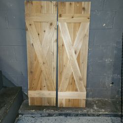 Custom Cedar Shutters