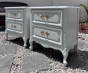 Solid wood French Provincial Nightstands