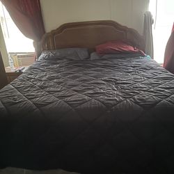 King Bed And Head Board 