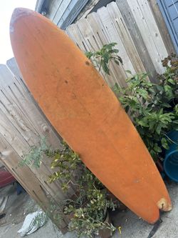 Surfboard 6ft Old Twin Fin Fish Board Vintage 