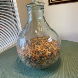 Vintage Large Italian Glass Bottle. 