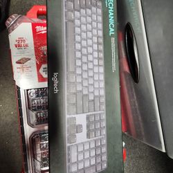 Logitech Mx Mechanical Wireless Tactile Switch Keyboard. Backlit Keys