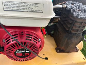 Compresor de Gasolina,  motor HONDA  GX160 5.5 HP