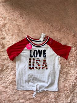 Americana Girls top size 5/6