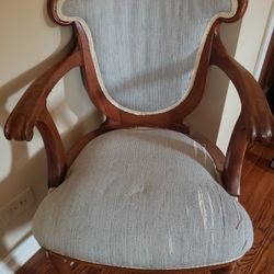 DIY Antique parlor chair $25