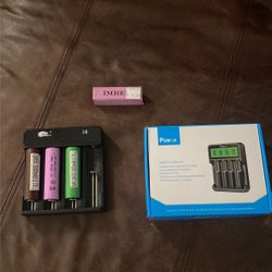 Two 4 bay Battery Charger