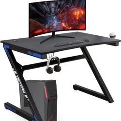45" Gaming Desk Large Home Computer Gaming Desk