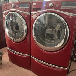 Whirlpool Washer And  Electric Dryer Used 